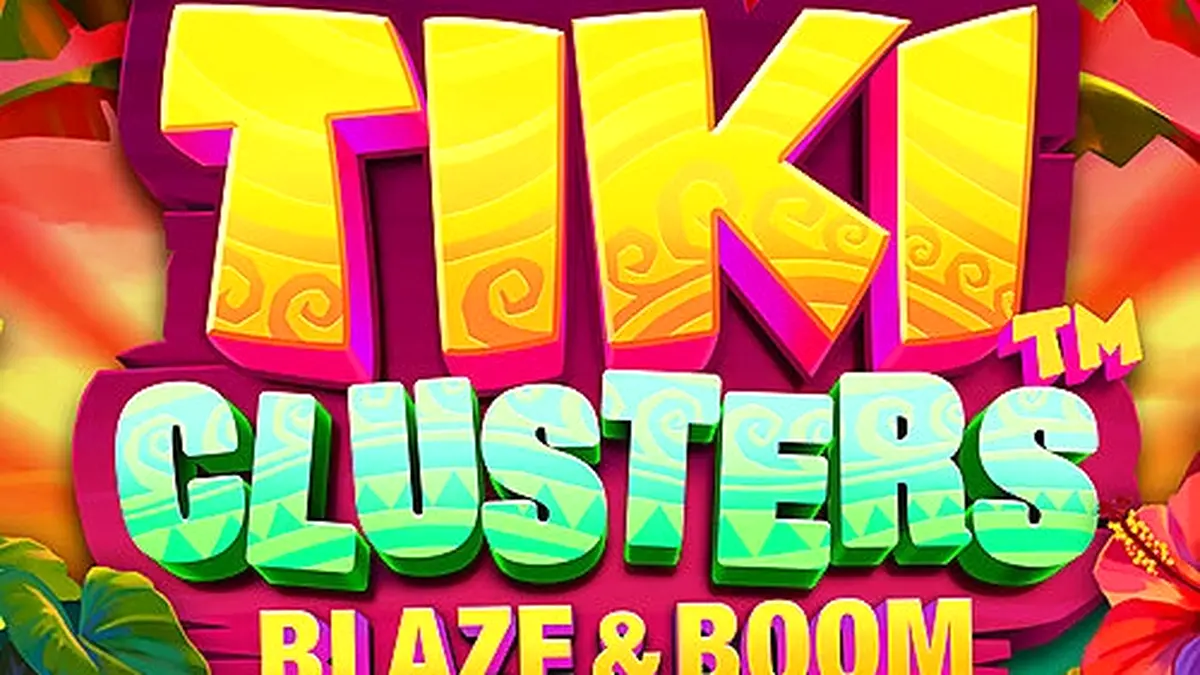 Tiki Clusters Blaze & Boom slot machine interface